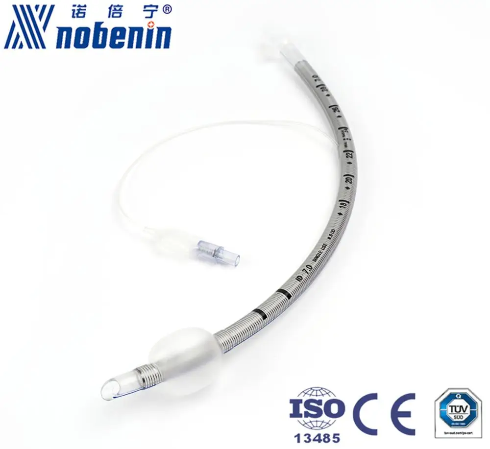 disposable reinforced cuffed endotracheal tube and et tube for tracheostomy intubation