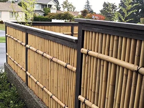 Bamboo Rolled Fence