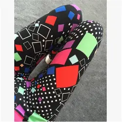 Wholesale High Quality Legging Women Sexy Printing Leggins Pants Elasticity Space Tie Dye Milk Silk Legging Plus Size
