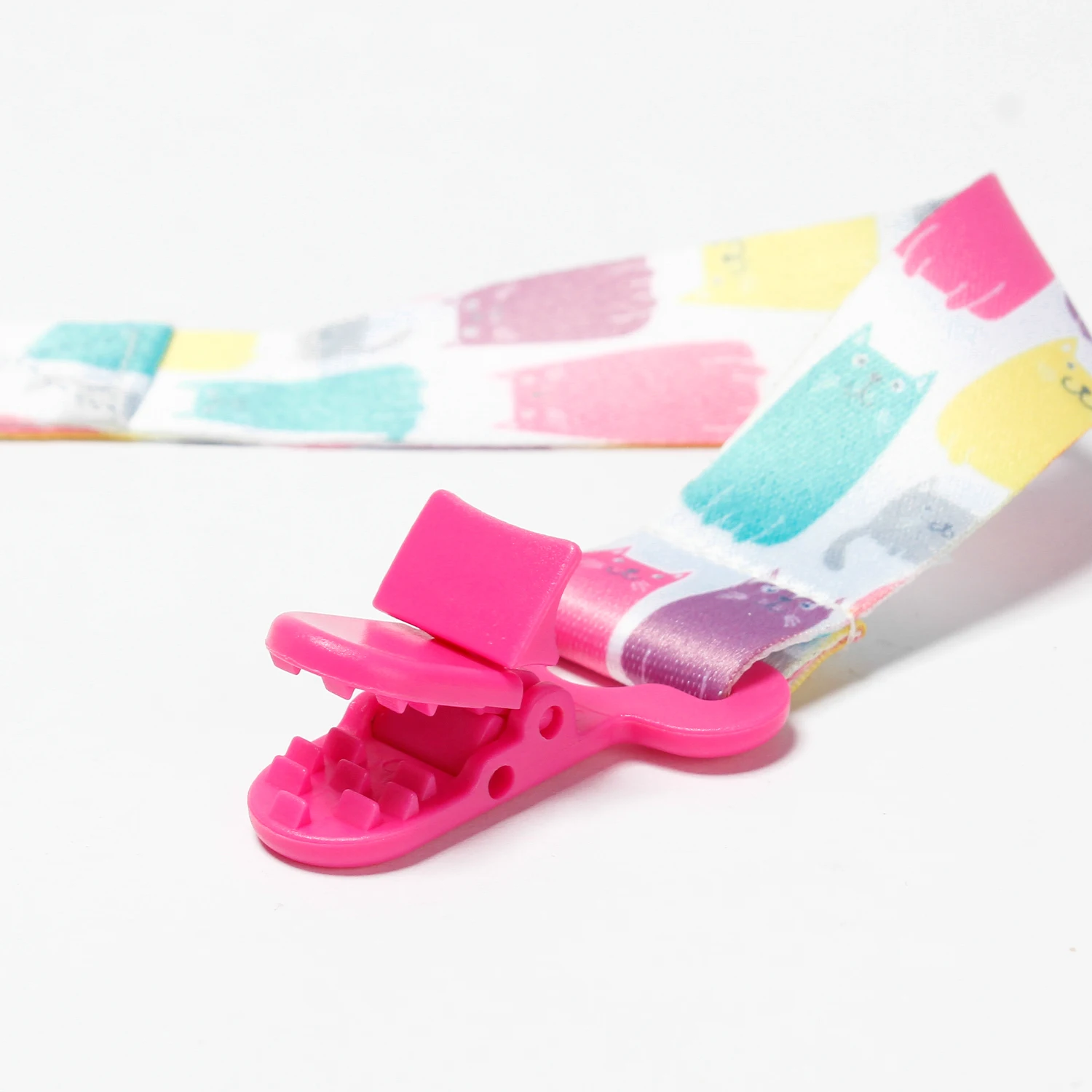 
Baby safety silver cartoon cute pacifier with clip 