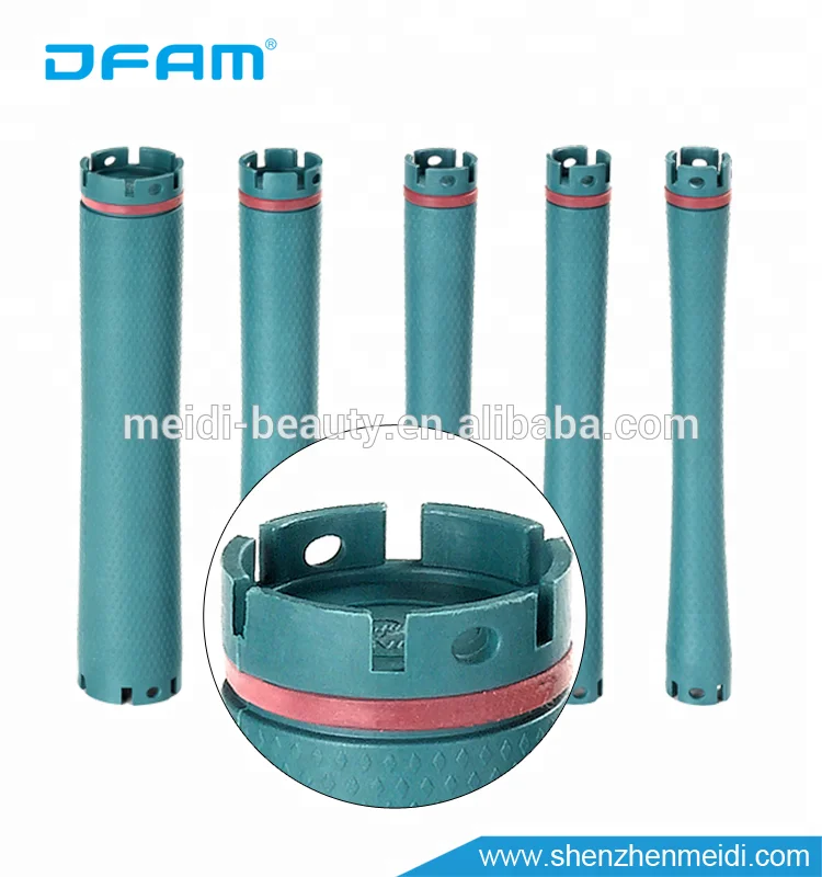 DFAM Plastic hair perm rods magic mesh curlers for hair salon hair rollers