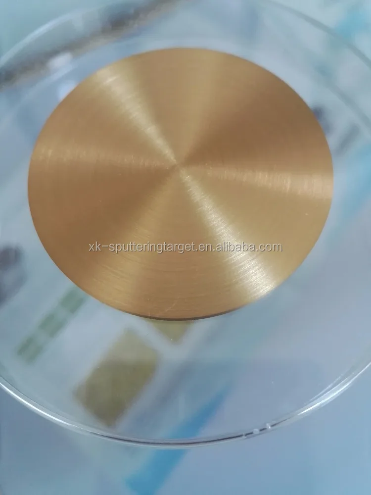  Золотая мишень для распыления 99.99% Au/Золотая с высоким качеством