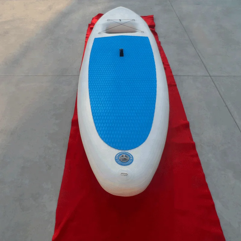 Inflatable surf board with clear window paddle board with viewing window