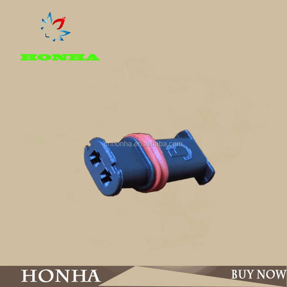 DJK70213E-1.5-21 DJK70213C-1.5-21 PA66 черный tyco 2-контактное гнездо водонепроницаемый авто жгут проводов разъем