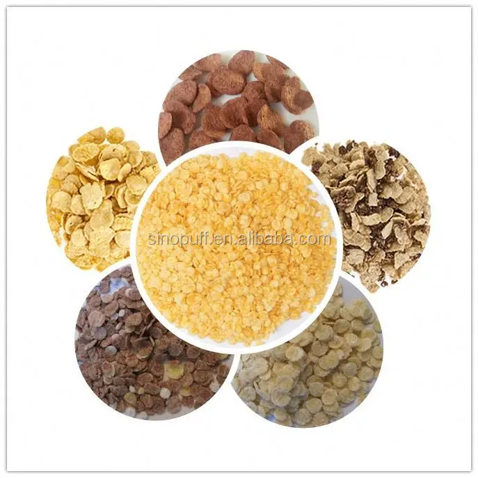 
Toasted Multigrain Corn Flakes Machine Froot Loops Extruder Machine 