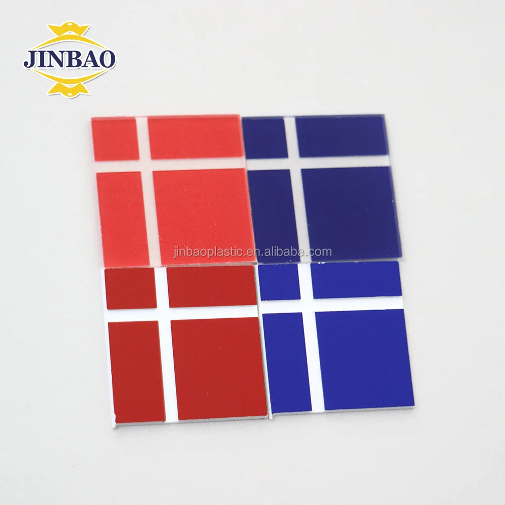 JINBAO 1.3mm thick abs double color plastic sheet for laser engrave