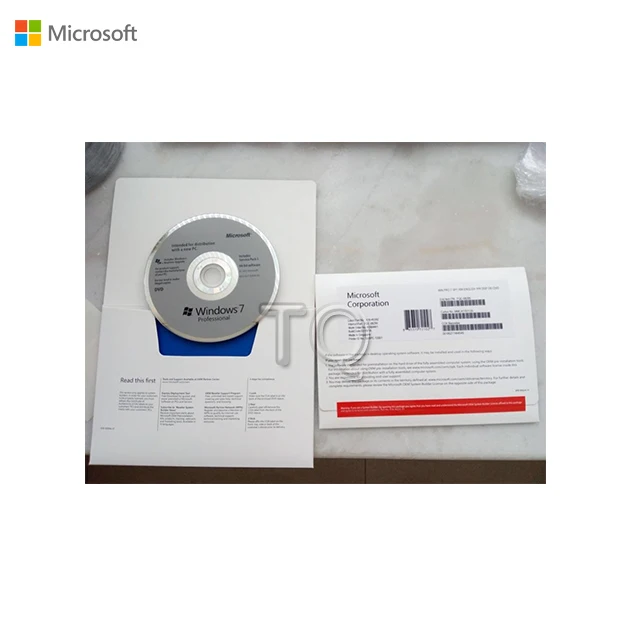 Оптовая продажа windows 7 professional win pro OEM Полный пакет английская версия Бесплатная доставка
