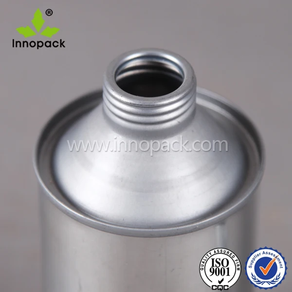 250ml/500ml/1L empty aerosol can metal oil can silver round empty metal cans