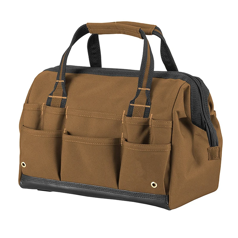 Wholesale custom portable canvas kit heavy duty tote electrician husky tool bag