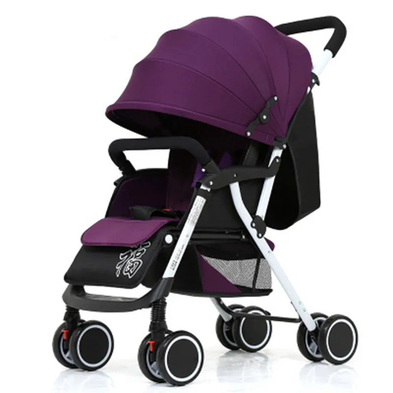OEM portable folding can sit can lie two-way cart umbrella baby stroller for BB