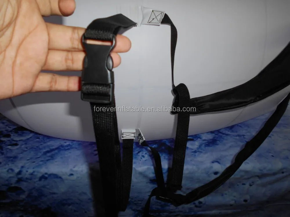 Advertising inflatable lighting sausage backpack