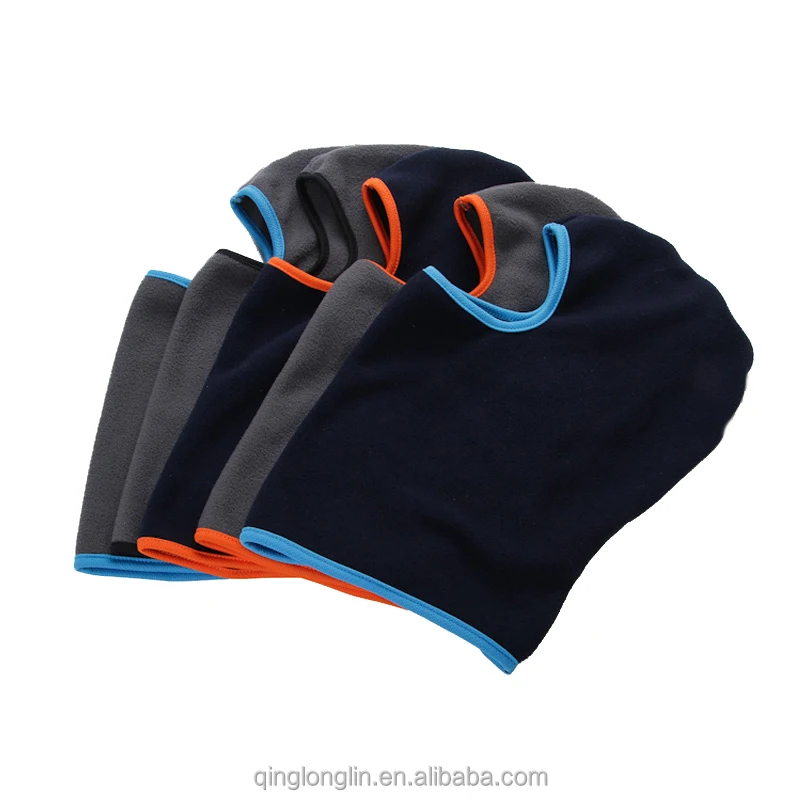 Balaclava Motorcycle Polar Fleece Winter Ski Hat Mask Neck Gaiter Motorcycle Full Face Balaclava Hats