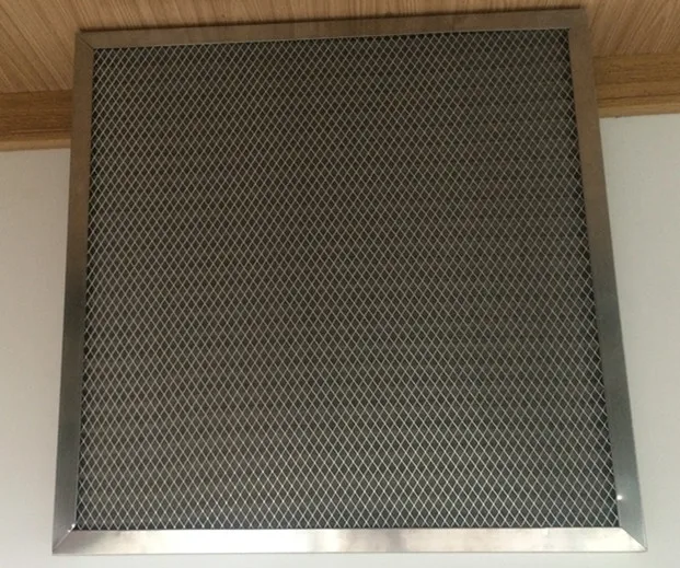 Washable A/C Furnace Air Filter Permanent Reusable Electrostatic - Silver Frame