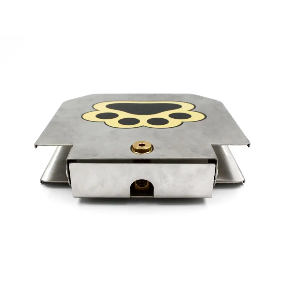 Newest version step on automatic dog feeder and water stainless steel dog water fountain outdoor