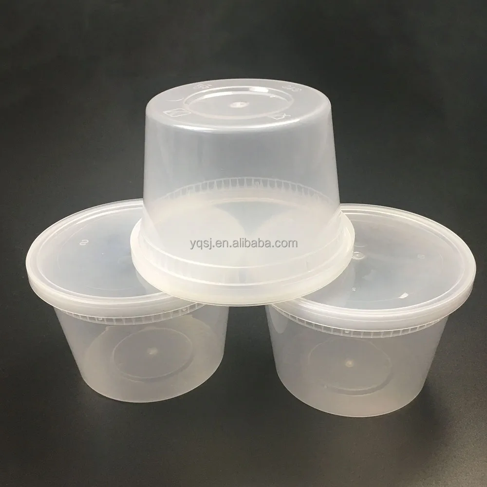 448ml /16oz clear round disposable plastic / pp lunch / food / noodle / soup storage / packaging box / cups / container supplier