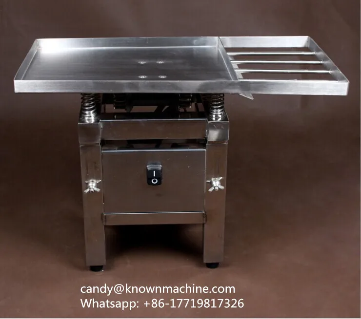 2022 Small Tabletop Chocolate Liquid Vibrating Sieve Candy Vibrating Table for Melting Chocolate