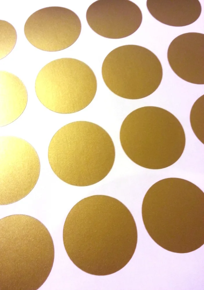 China Wholesale New Product PVC Vinyl Gold Dot Home Decoration bathroom Wall Tile Stickers