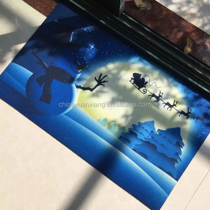 Holiday Decoration Printed Outdoor Christmas Door Mat