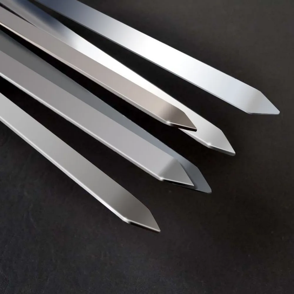 Шпажки для барбекю из нержавеющей стали, многоразовые Шпажки для барбекю, шпажки Kabob