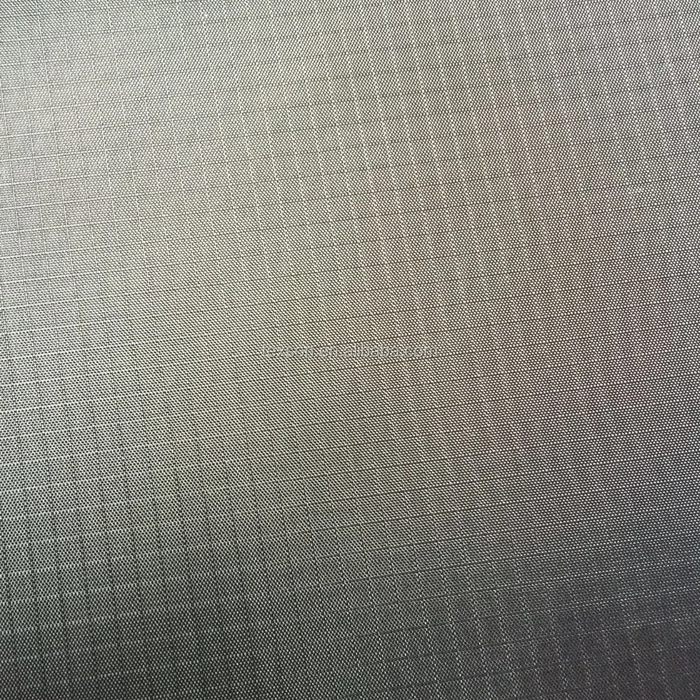 polyester taffeta ripstop 190t fabric with PU coated