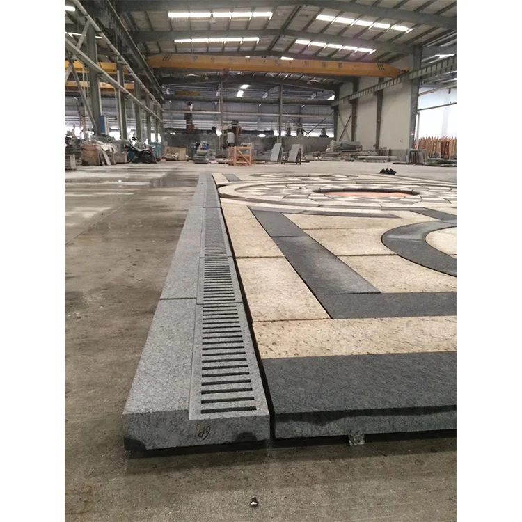 Silver Granite Circle Circle Stone Garden Granite for Paver Stone