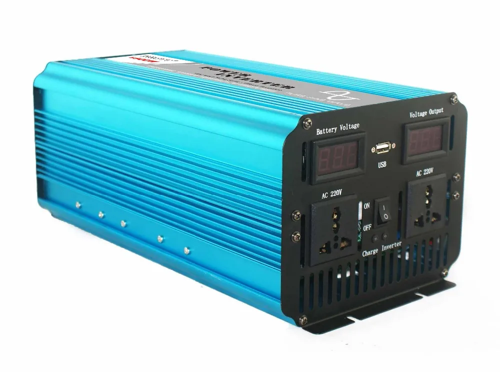24v 220v pure sine wave Inverter 1500watt solar inverstor power supply with display assy