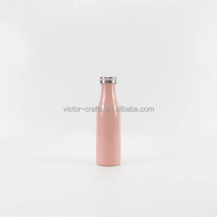 
2021 New Double wall Vacuum insulated milk bottle 350/500ml stainless steel water bottle 