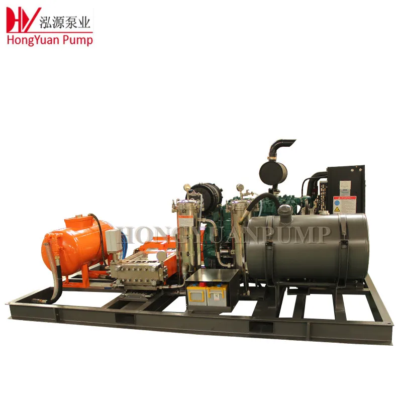 High performance concrete demolition high pressure hydro jetting machine