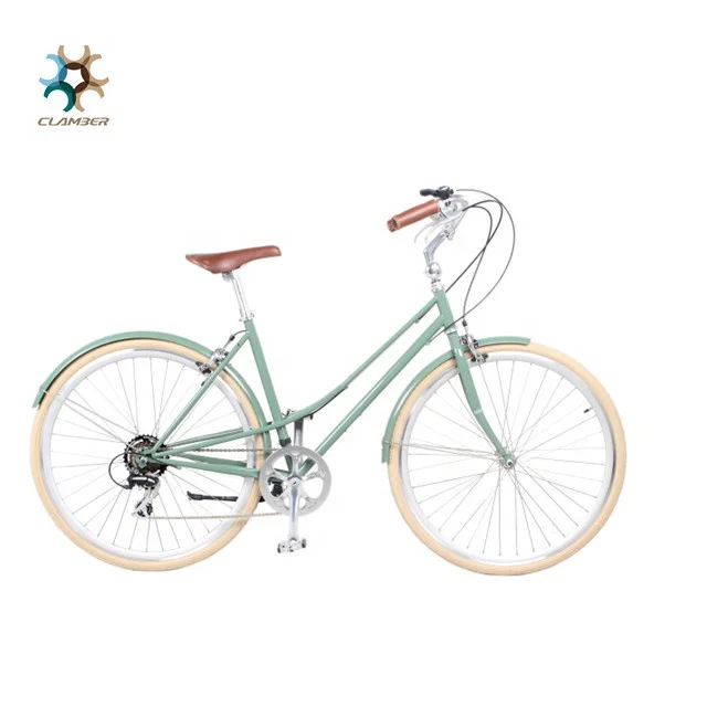 Aus popular ladies vintage bike 7 speed bike city bike female bicycle