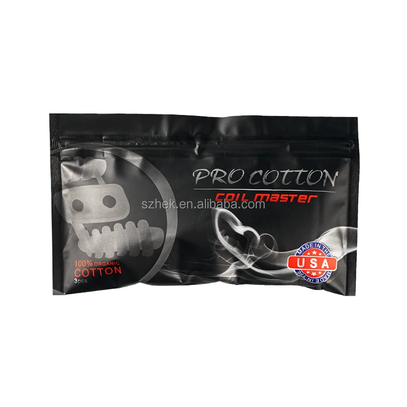 
100% Original Coil Master Pro Cotton 100% Natural Pure Cotton USA Made Cotton Perfect for vape 