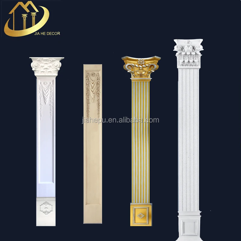 
customized paint antique bronze/copper color door frame moulding /panel moulding /roamn pilaster 