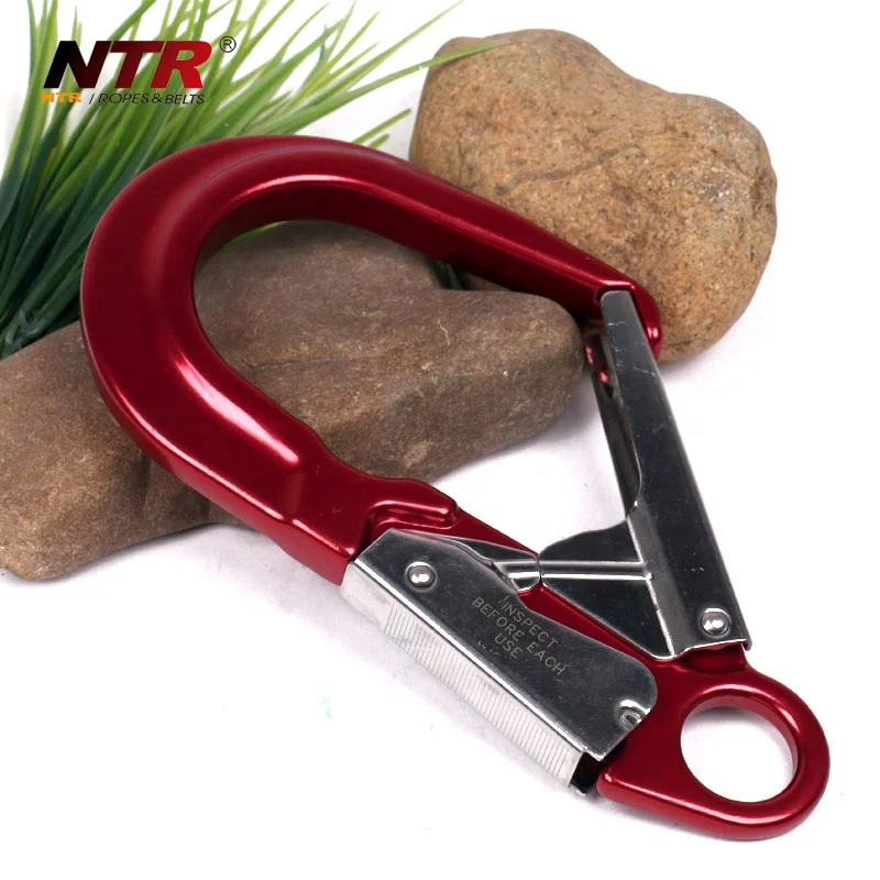 CE0321 aluminum big safety belt snap hook
