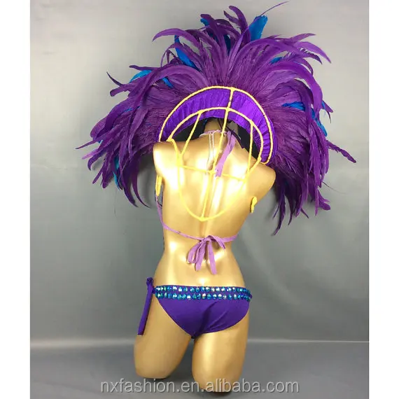 Colorful Natural Feather for Carnival Feather Costumes Wings