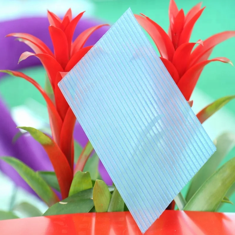 pc plastic hotsale crystal polycarbonate sheet for stadium roofing material
