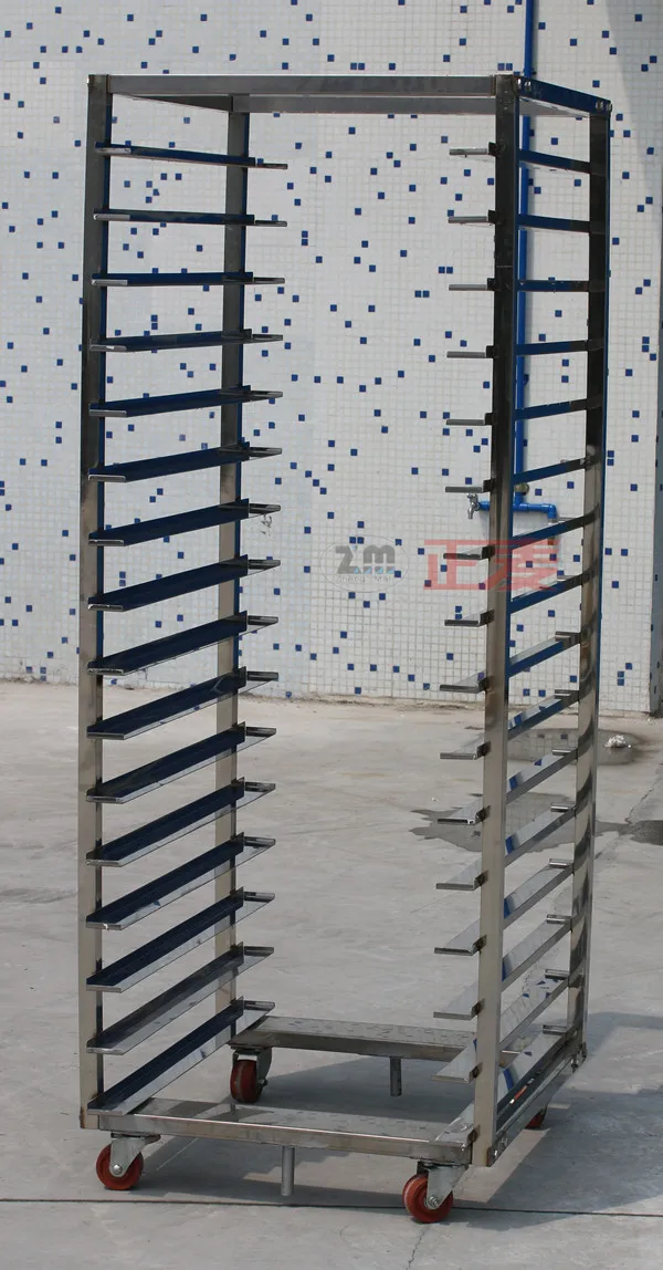 Manufacturer wholesale pastry foldable metal trolley