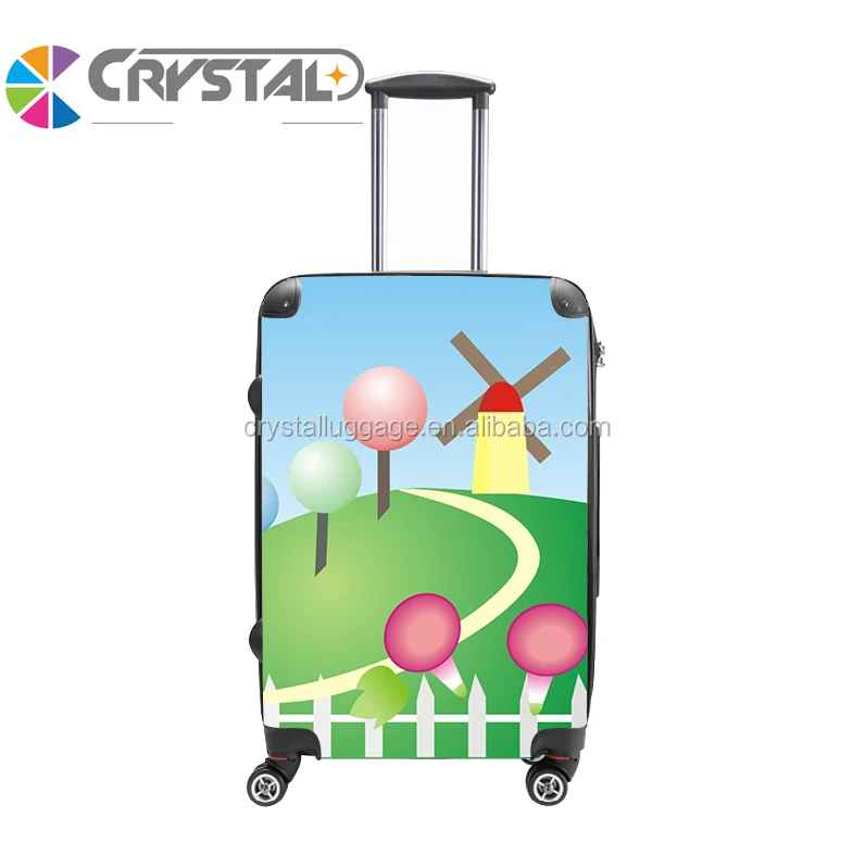 
 Индивидуальный дизайн, черный, розовый, серый, синий, зеленый винтажный чемодан из АБС и поликарбоната, Дорожный чемодан, комплект чемоданов на колесиках из 3 предметов   (60749462977)