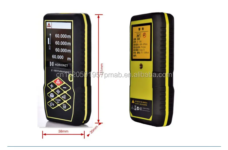 
100M USB Digital Laser Measuring Tool with Camera for Construction Household Warehouse Distance Meter Laser 