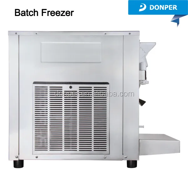 Donper Table Top Batch Freezer BTY7120 one touch dispensing gelato machine hard ice cream machine