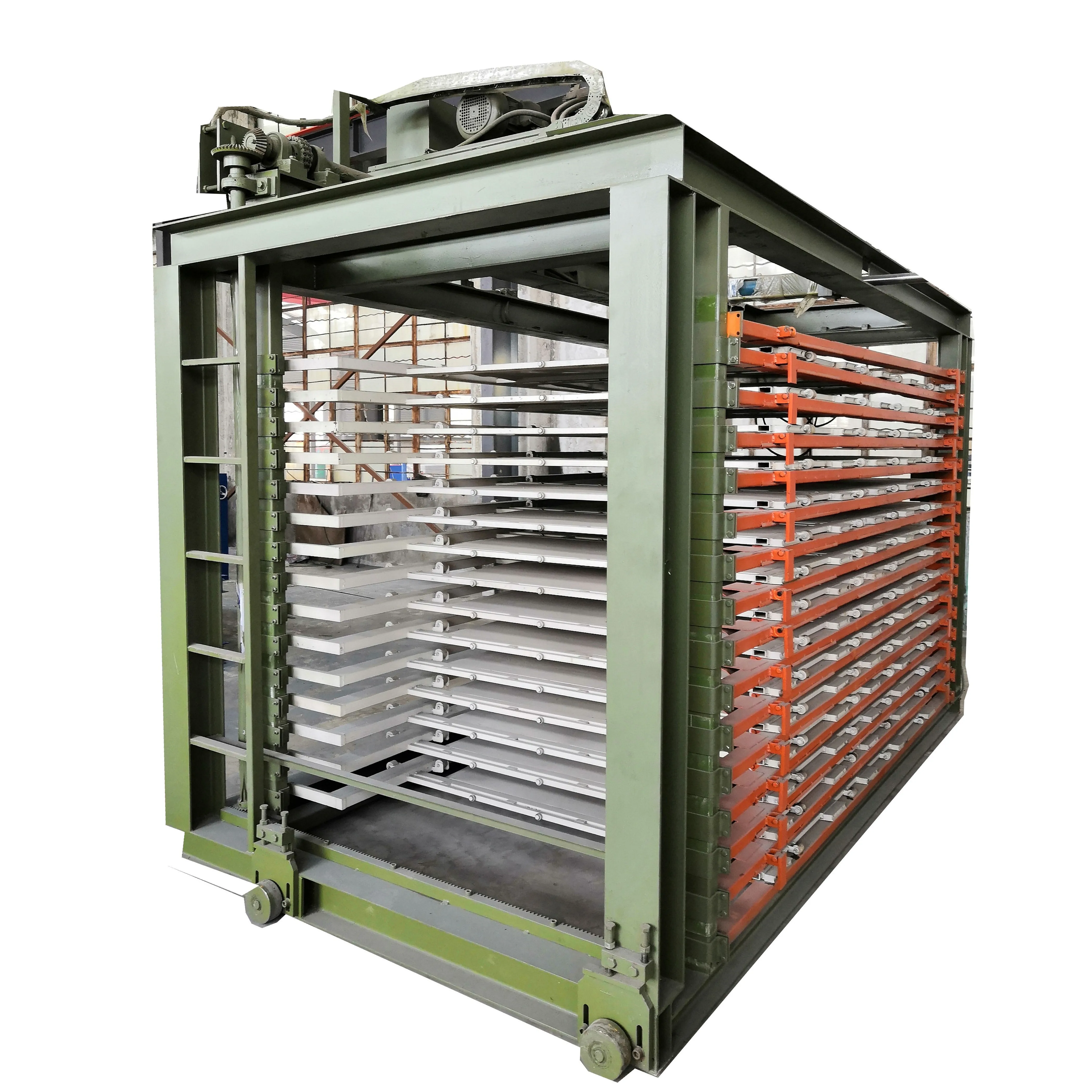 Гидравлическая машина горячего прессования с автоматическим погрузочным и разгрузочным оборудованием