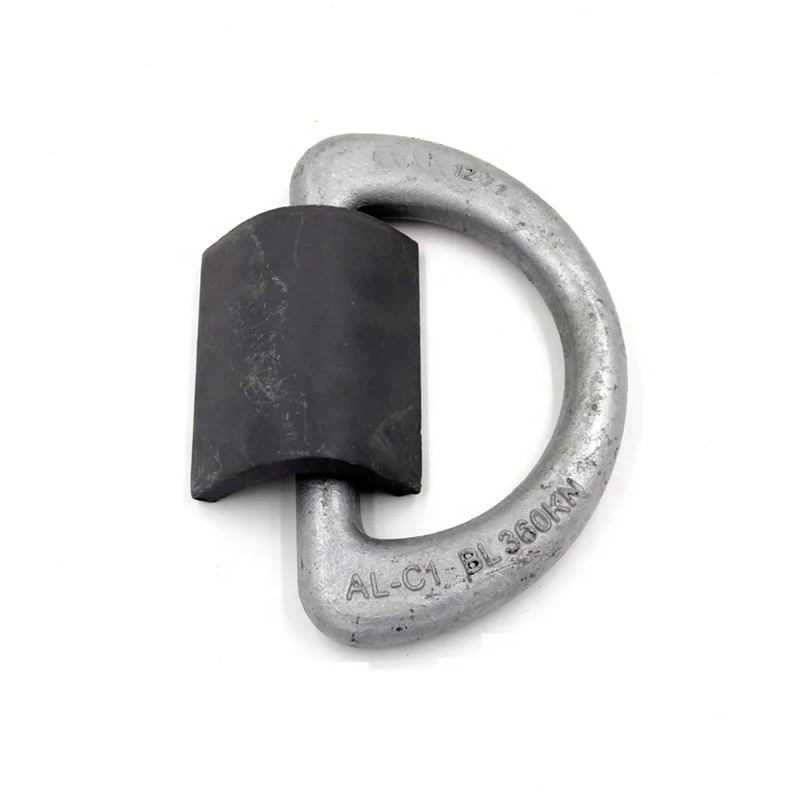 36T Forged Container Lashing Security D Ring With Clamp