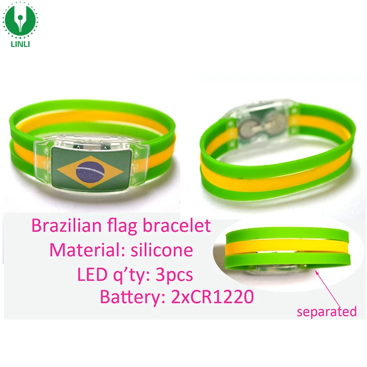 LED Light Bracelet Led Armbands Flashing Sports Wristband High Visibility Gear for Party LED Bracelet Light Up Bracelets