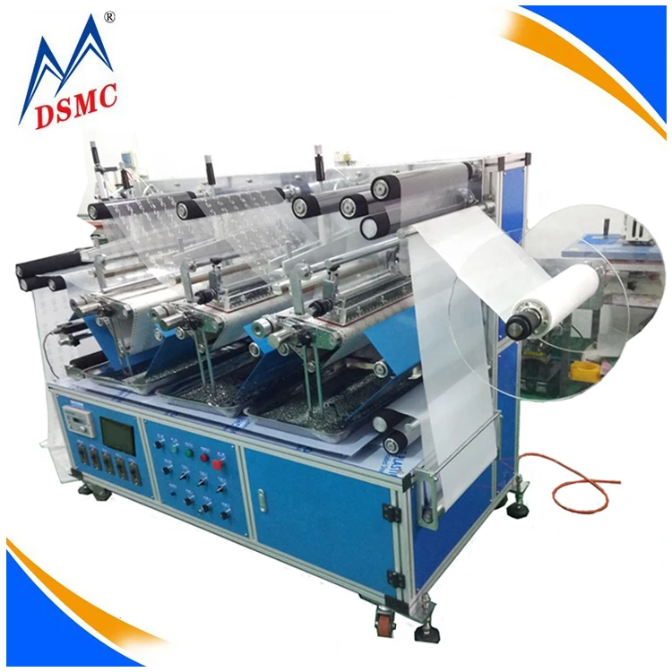 Crystal stone fixing automatic rhinestone brush machine for 3 colors