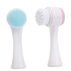 Skin Care Beauty Massage Silicone Electric Multifunctional Cleanser facial brush set facial cleansing brush