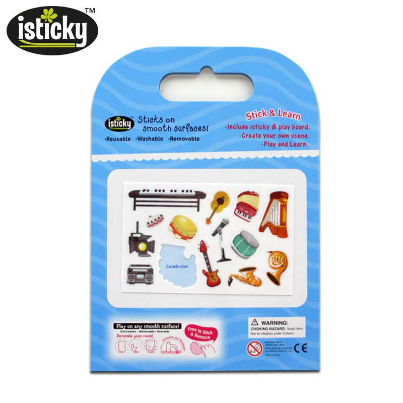 
Popular full color printing waterproof removable window car sticker 