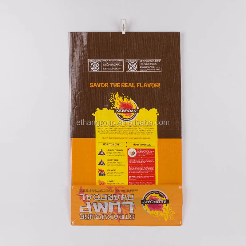 2024 new high quality 1kg 25kg 50kg square bottom opp laminated pp woven urea fertilizer packaging bag design price with bags