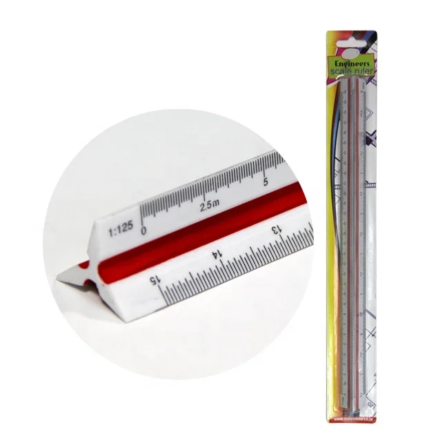 30 см треугольная пластиковая линейка для инженера