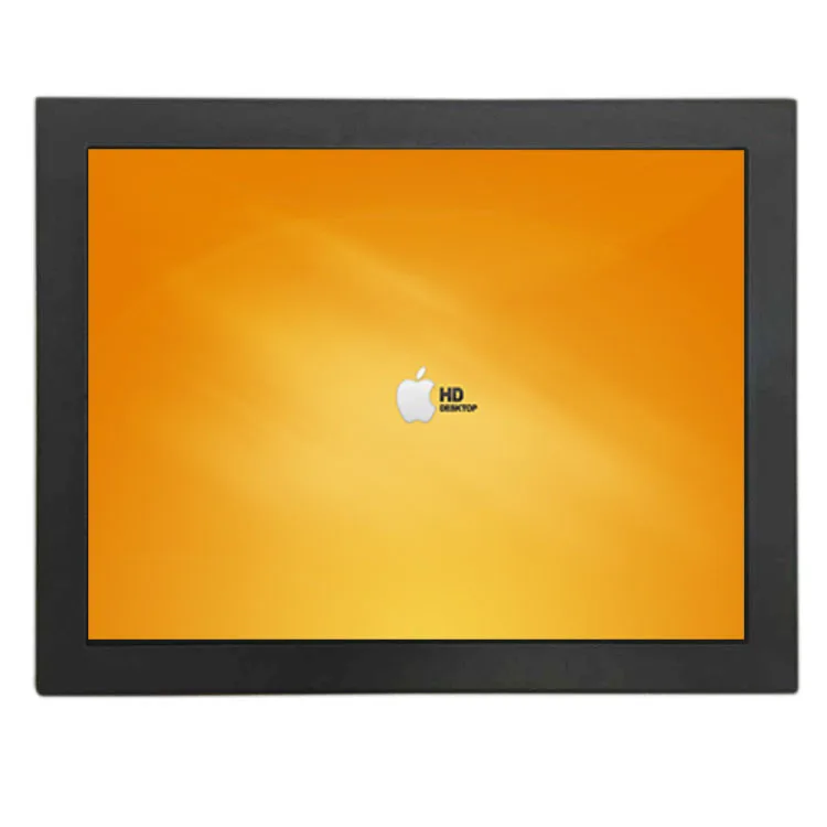 12 Inch Industrial Monitor Mount 1024*768 Metal Housing LCD Monitor Mount