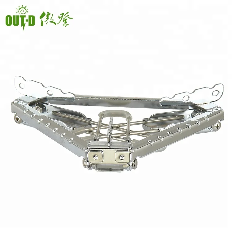 Outdoor picnic camping portable foldable triangular cooking pot stand