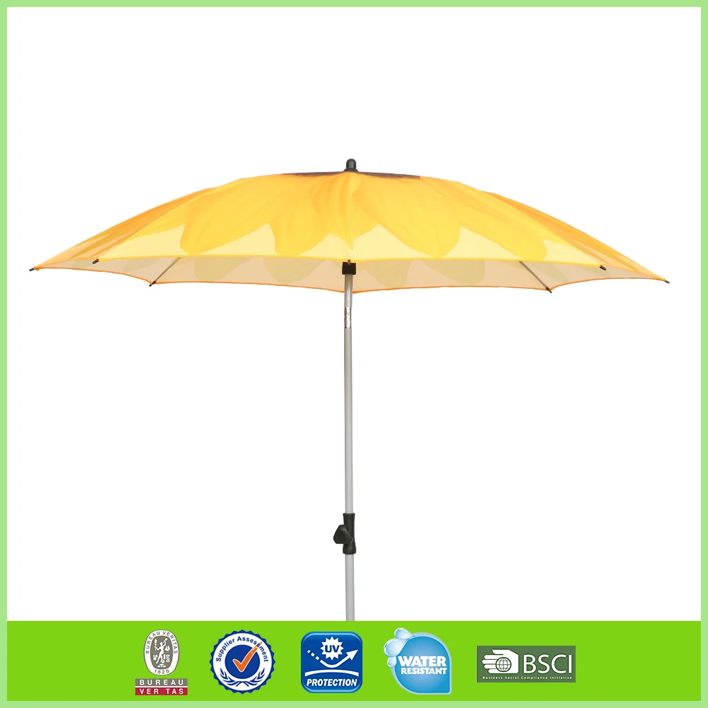 Sunflower 6.5 feet Beach Umbrella flower Printing Customize Design OEM Custom Print Umbrella