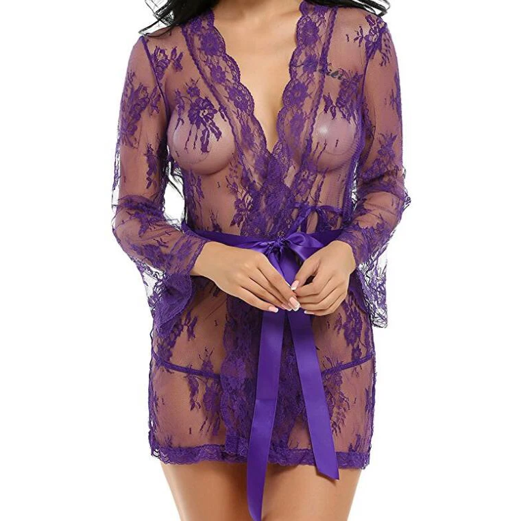 cz86122b Good quality wholesale night sleepwear lace transparent panties fashion valentines day lingerie midnight charm lingerie